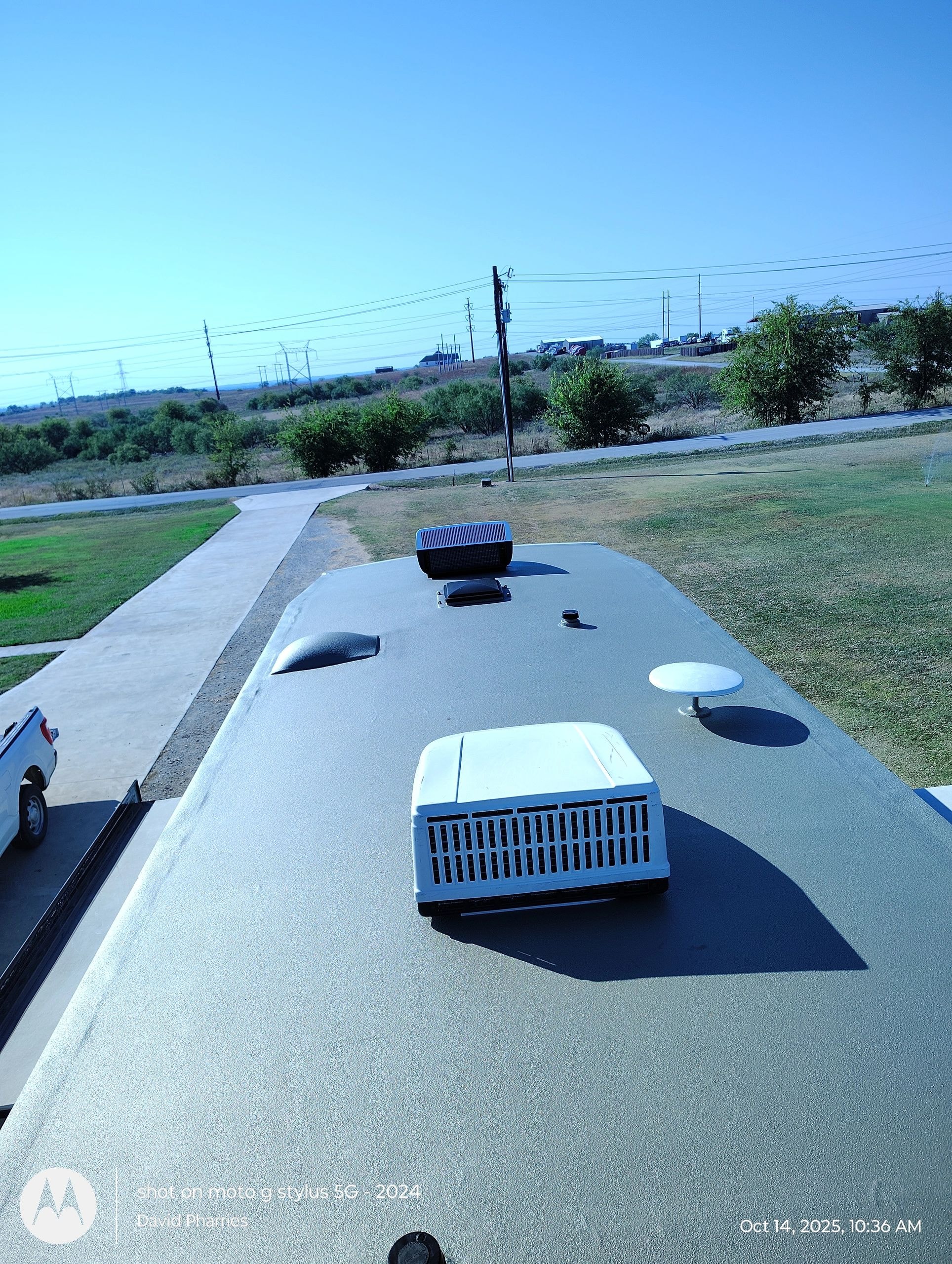 RV roof replacement installation